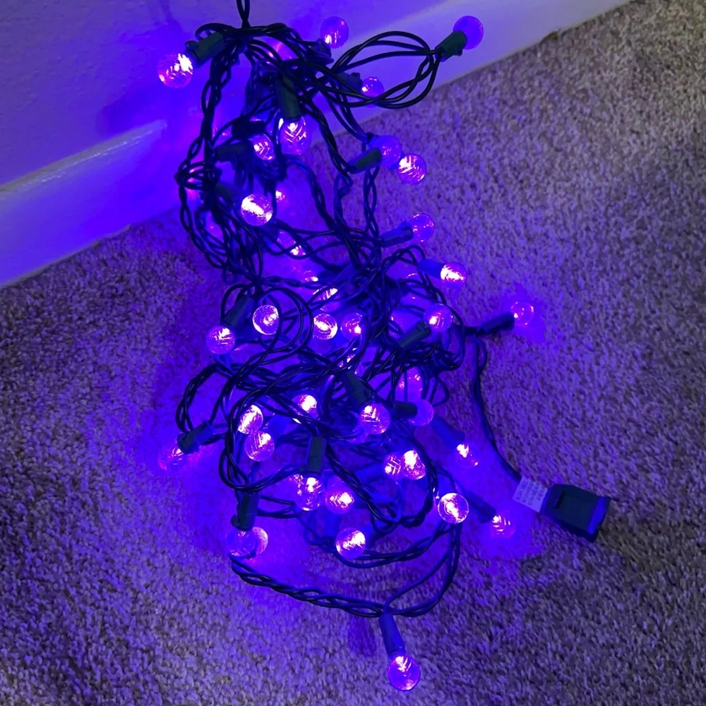 Indoor Purple String Lights